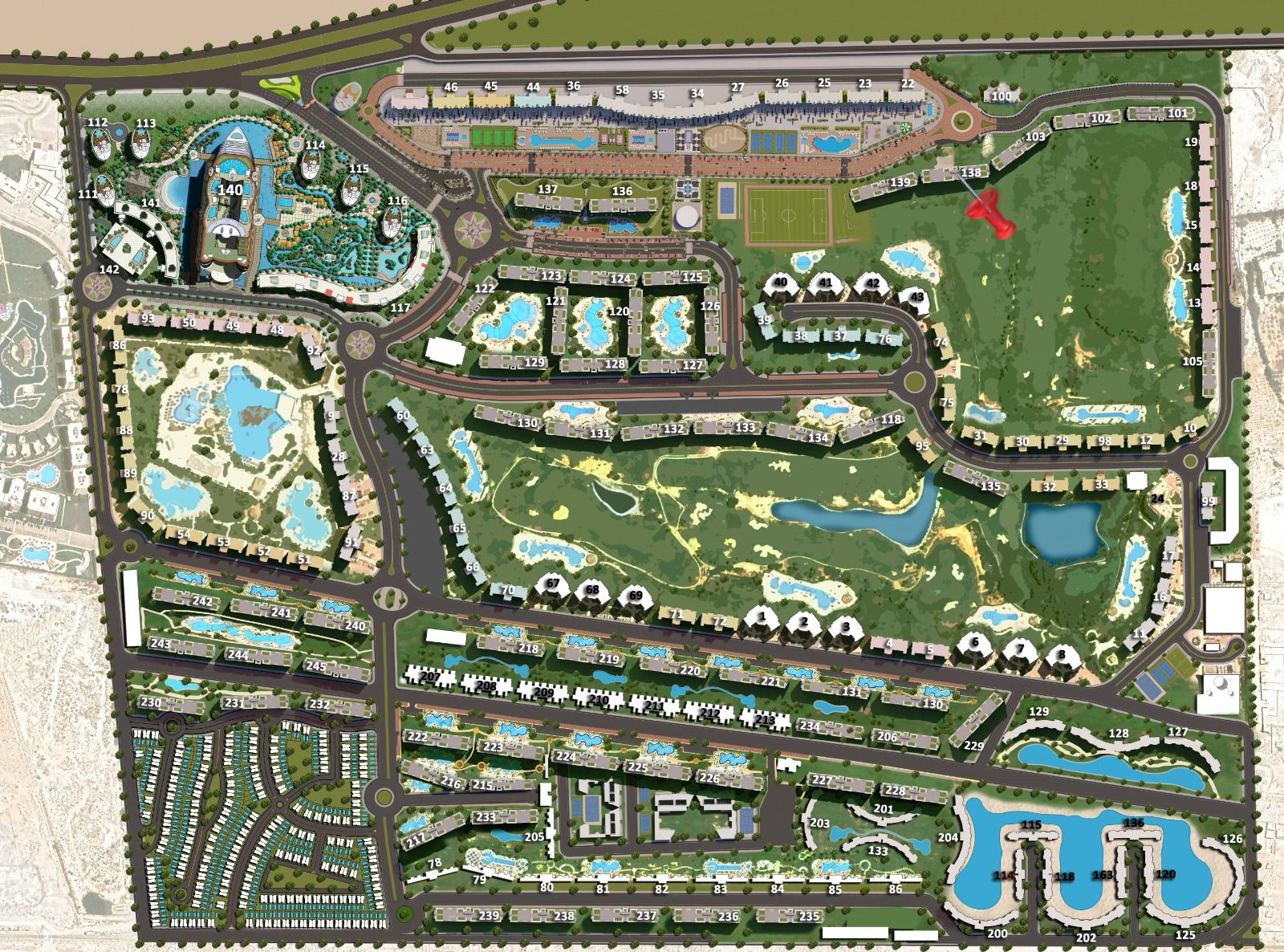 عمارة 138 – بورتو جولف — المخططات 1