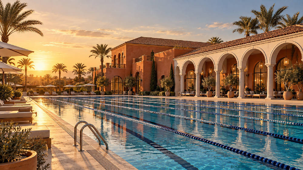 النادي الرياضي – حمام السباحة الأوليمبي – تصور إبداعي